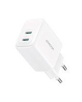  Joyroom Joyroom JR-TCF12 mains charger 2x USB-C 20W PD / QC 3.0 - white 