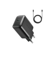  Joyroom Joyroom JR-TCF23 network charger USB-C 25W SFC / PPS / PD - black + USB-C / USB-C cable 1m 
