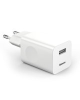  Baseus Baseus Charging Quick Charger CCALL-BX02 USB-A 24W QC 3.0 Network Charger - White 