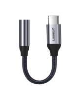  Ugreen Ugreen Headphone Adapter with 3.5mm mini jack to USB Type C 10cm gray (30632) 