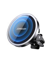  Joyroom Joyroom Car Magnetic Holder Qi Wireless Inductive Charger 15W (MagSafe Compatible for iPhone) Black (JR-ZS240) 