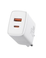  Baseus Baseus Compact fast charger USB / USB Type C 20W 3A Power Delivery Quick Charge 3.0 white (CCXJ-B02) White 