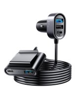  Joyroom Joyroom car charger 2xPD + 2xQC3.0 72W 1.5m black (JR-CL05) 