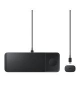  Samsung Samsung Trio EP-P6300TBEGEU 3in1 inductive charger for phone / Galaxy Watch / Buds - black + mains charger + cable 