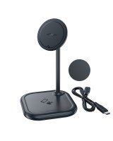  Acefast Acefast 15W Qi Wireless Charger for iPhone (with MagSafe) and Apple AirPods Stand Holder Magnetic Holder Gray (E6 gray) 