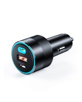  Choetech Choetech fast car charger 130W 2xUSB-C + USB-A black (TC0011) 