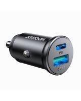  Joyroom Joyroom JR-CCN05 30W USB-A USB-C mini car charger - black 