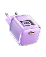  Acefast Acefast A53 PD 30W GaN USB-C charger with display - purple 