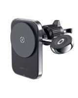  Acefast Acefast D18 car holder with MagSafe / Qi inductive charger + USB-A USB-C cable - black 