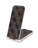  Guess Guess 4G Pattern MagSafe foldable 2in1 15W inductive charger - brown 