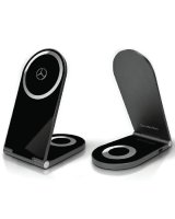  Mercedes-Benz Mercedes Silver Stars MagSafe foldable 2in1 15W inductive charger - black 