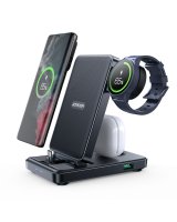  Joyroom Joyroom JR-WQS01 Samsung Galaxy USB-C 4in1 charging station foldable + USB-A - USB-C cable - black 