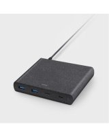  UNIQ HUB Uniq Surge LITHOS Collective 90W 2xUSB-A QC 3.0 / 2xUSB-C PD 3.0 - black 