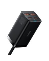  Baseus Baseus GaN3 Pro fast universal GaN charger 2 x USB Type C / 2x USB 100W PD3.0, QC4.0 +, AFC black (CCGP000101) 