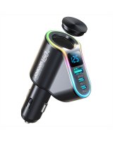  Joyroom Joyroom fast car charger 4in1 USB-A QC3.0 / 2xUSB-C PD 150W black (JR-CL21) 