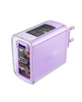  Acefast Acefast charger GaN 65W 3 ports (1xUSB, 2xUSB C) purple (A45) 