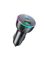  Joyroom Joyroom car charger 70W with 3 ports: USB, 2 x USB C black (JR-CL26) 