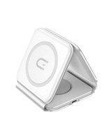  Dudao Dudao A11N 15W 3in1 Inductive Charger - White + USB-C / USB-C Cable 