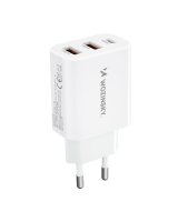  Wozinsky Wozinsky CWCUCW 30W USB-C / 2 x USB-A wall charger - white 