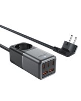  Acefast Acefast Z2 GaN 75W PD desktop charger 3x USB-C 2x USB-A - black and gray 