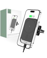  Tech-Protect Tech-Protect CW19 MagSafe magnetic car holder with 15W inductive charger for air vent - black 