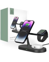  Tech-Protect Tech-Protect A12 3in1 MagSafe inductive charger for smartphone / headphones / smartwatch - black 