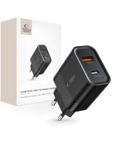  Tech-Protect Tech-Protect C30W Charger USB-C PD 30W / USB-A QC 3.0 - Black 