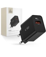  Tech-Protect Tech-Protect NC30W Charger USB-C PD 30W / USB-A QC 3.0 - Black 