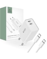  Tech-Protect Tech-Protect C35W 2x USB-C PD 35W charger with USB-C / USB-C cable - white 