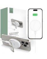  Tech-Protect Tech-Protect QI15W-A33 Inductive Charger with MagSafe and Stand with USB-A / USB-C Cable - White 