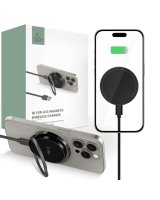  Tech-Protect Tech-Protect QI15W-A33 Inductive Charger with MagSafe and Stand with USB-A / USB-C Cable - Black 