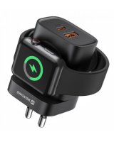 swissten Swissten Travel Tīkla Lādētājs USB-A / USB-C / iWatch 