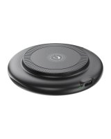  XO XO wireless inductive charger CX031 black 15W with cable USB-C - USB-C and adapter set 