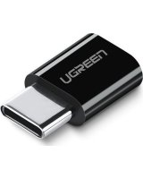  Ugreen Adapteris Ugreen adapter micro USB to USB Type C adapter black (30391) Black 6957303833917 (6957303833917) 