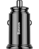  Baseus Baseus CCALL-YS01 auto lādētājs USB-C / USB / 5A / 30W / QC 4.0 / PD 3.0 / SCP / AFC melns 