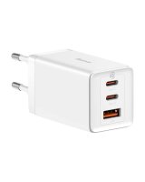  Baseus Baseus GaN5 Pro 2xUSB-C + USB 65W (white) 