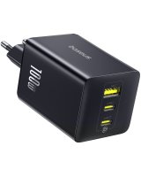  Baseus Baseus EnerFill FE11 100W Wall Charger 2 x USB-C + USB-A - Black 