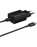  Samsung EP-TA800EBE + EP-DG980BBE Samsung 25W Travel Charger + USB-CUSB-C Data Cable Black (OOB Bulk) 