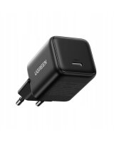  Ugreen Sienas atrais ladetajs GaN 30W USB-C QC4+ PD3.0 melns UGREEN/65007 (6941876260072) 
