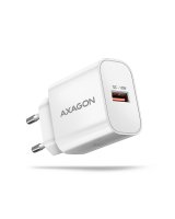  Axagon ACU-QC18W QC wall charg er 18W 1x port USB-A wh 