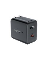  Acefast Acefast A23 30W GaN USB-C US Wall Charger - Black 