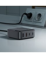  Acefast Acefast Z6 Charger Network GaN Desktop 2x USB-A / 2x USB-C PD 65W - Black 