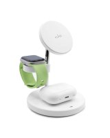  Puro Elektrik Puro Mag Station 3 in 1 Inductive Charger with Stand - White 