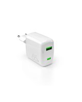  Puro Elektrik Puro 65W GaN USB-A USB-C Wall Charger - White 
