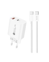  Hurtel A6MaxL 20W USB-A USB-C wall charger with USB-C - USB-C 1m cable - white 