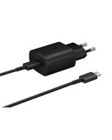  Samsung EP-TA800EBE + EP-DA905BBE Samsung 25W Travel Charger + USB-C/USB-C Data Cable Black (OOB Bulk) 