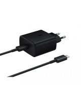  Samsung EP-TA845EBE + EP-DW767JBE Samsung 45W Travel Charger + USB-C/USB-C Data Cable Black (OOB Bulk) 