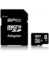  Silicon power microSDHC 8GB Class 10 + SD Adapter 