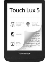  POCKETBOOK E-Reader||Touch Lux 5|6''|1024x758|1xMicro-USB|Micro SD|Wireless LAN|Black|PB628-P-WW 