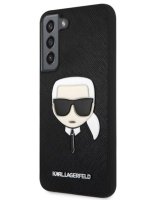  Karl Lagerfeld Samsung Galaxy S22+ PU Saffiano Karl Head Case Black 